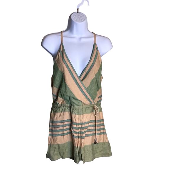 Urban Outfitters Ecote’ Women Sleeveless Striped Romper Sz. XS - Picture 4 of 15